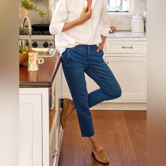 Frank & Eileen Wicklow Italian Chino Performance Denim Blue 1977 Wash 8 - Picture 4 of 16